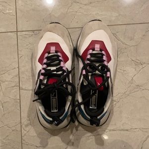 Puma daddy sneakers.